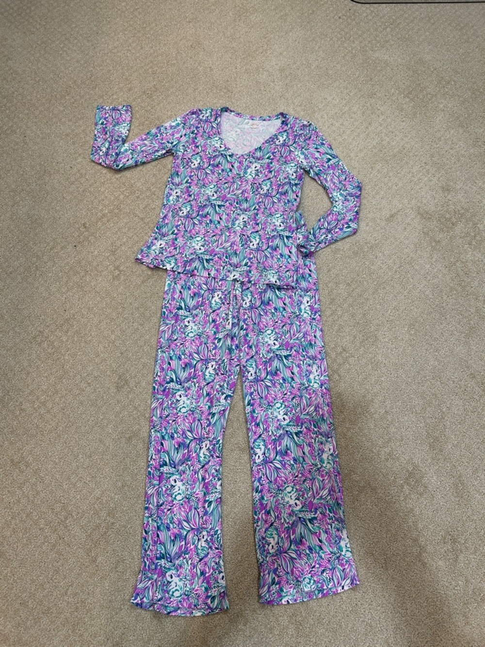 Lily Pulitzer Amethyst Gday Mate PajamaSet M - Picture 13 of 16